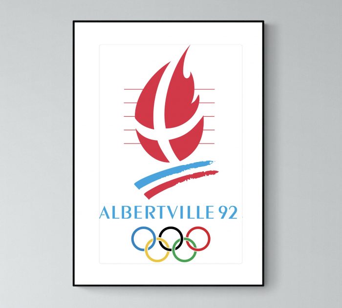Affiche Alpes Albertville 92
