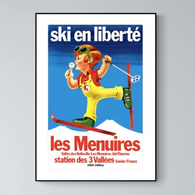Affiche Alpes Les Menuires