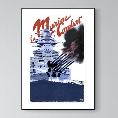 Affiche Marine Combat