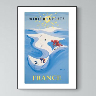Affiche Alpes Sports Hiver France