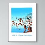 Balade vintage plage Palombaggia Corse.