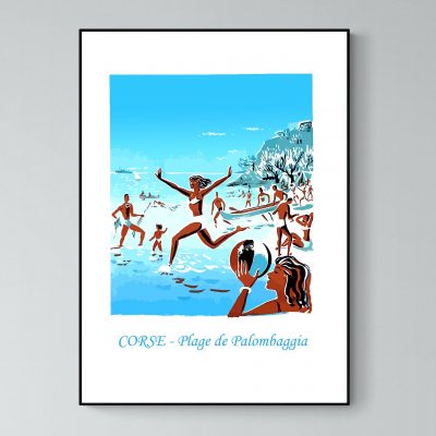 Affiche Corse Palombaggia