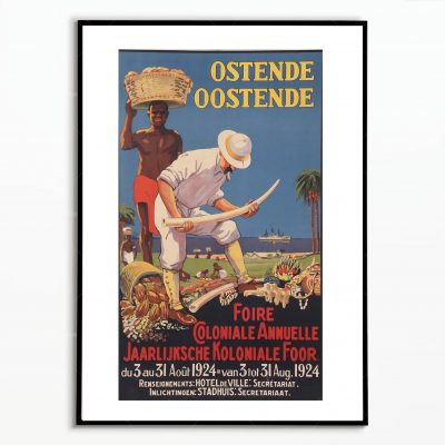 Affiche Belgique Ostende