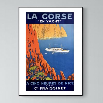 Affiche Corse Yacht