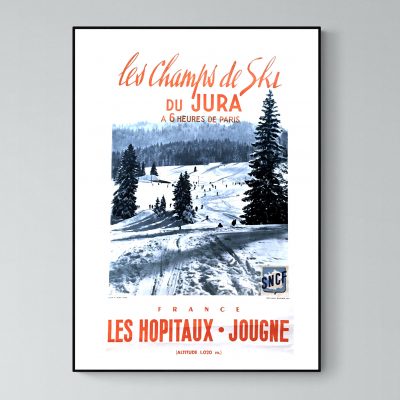 Affiche Alpes Jura Jougne Les Hôpitaux