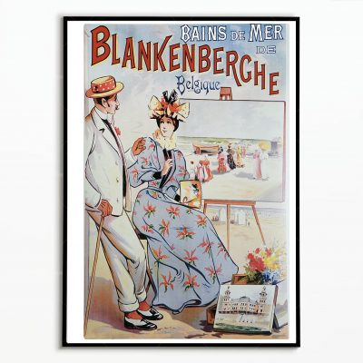 Affiche Belgique Blankenbergue