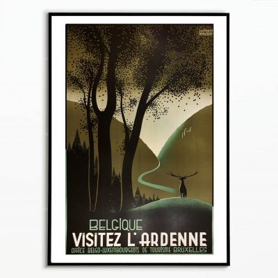 Affiche Belgique Ardenne