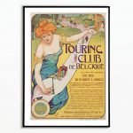 Affiche vintage Tourisme Belgique Ostende.