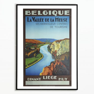 Affiche Belgique Liege Meuse