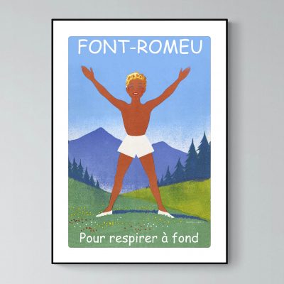 Affiche Pyrenees Font Romeu