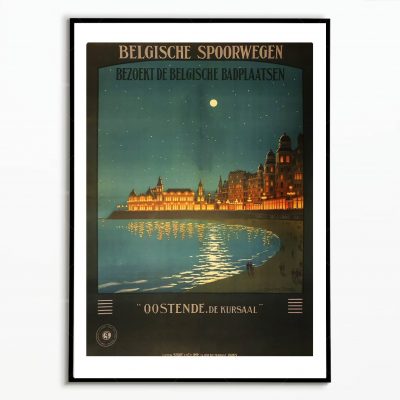 Affiche Belgique Ostende
