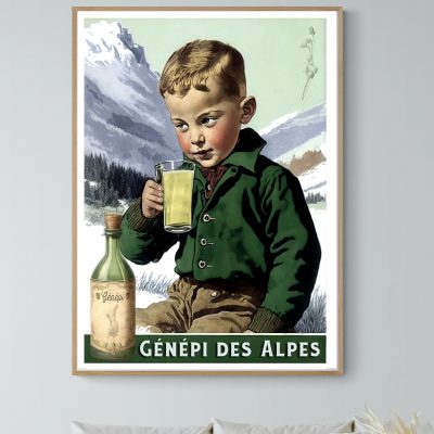 Affiche Genepi des Alpes