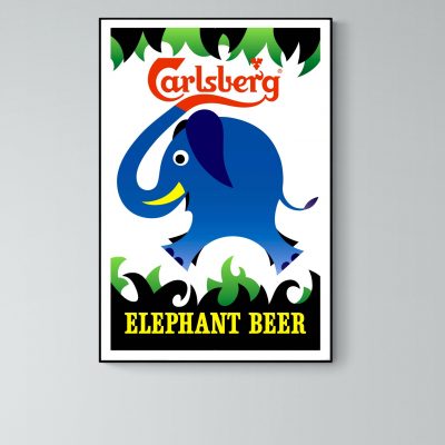 Affiche Carlsberg - Elephant Beer