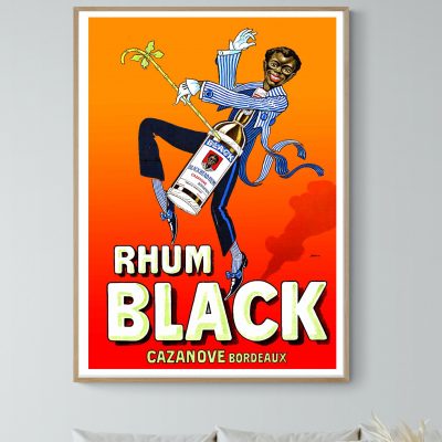 Affiche Rhum Black Cazanove
