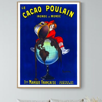 Affiche Le Cacao Poulain