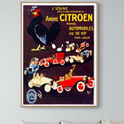 Affiche Usine André Citroen Autos