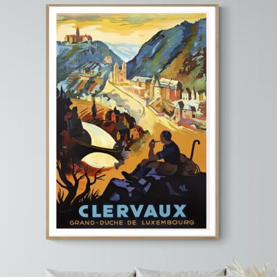 Affiche Clervaux - Luxembourg