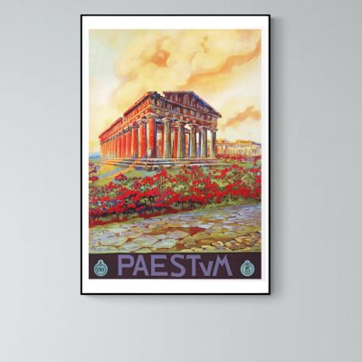 Affiche Paestum - Italie