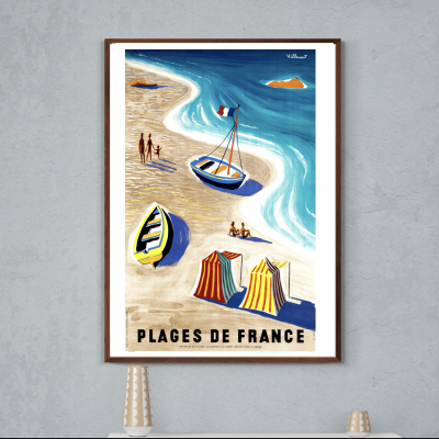 Affiche Plages de France