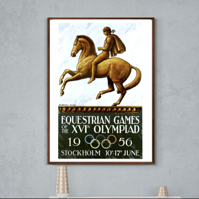 Affiche Equestrian Games 1956 Stockholm