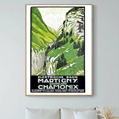 Affiche Martigny - Chamonix