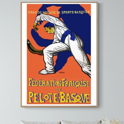 Affiche Fédération Française de Pelote Basque