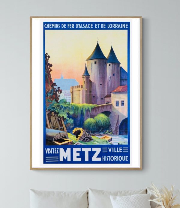 Affiche Visitez Metz, ville historique 2