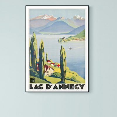Affiche Lac d'Annecy