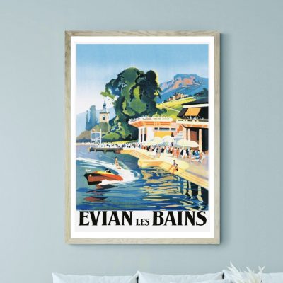Affiche Evian les Bains