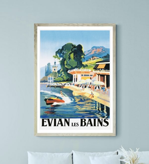 Affiche Evian les Bains