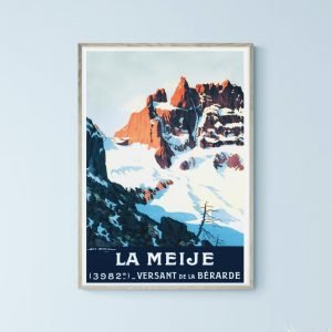 Affiche La Meije