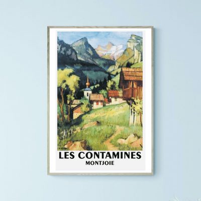 Affiche Les Contamines