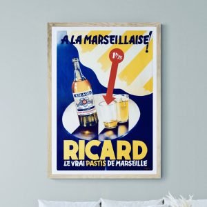 Affiche Ricard à la Marseillaise