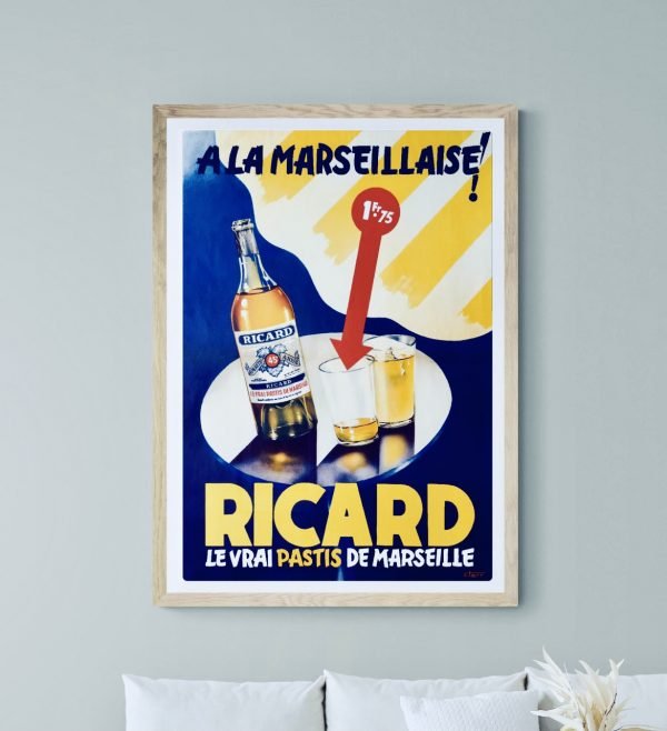 Affiche Ricard à la Marseillaise