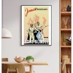 Affiche vintage de résistance armée, style rétro, décor mural.