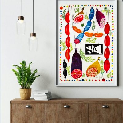 Affiche Charcuterie Bell