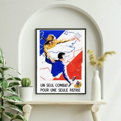 Affiche un Seul Combat pour une Seule Patrie
