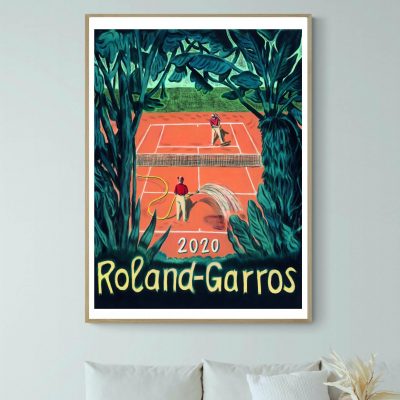 Affiche Roland Garros Tennis 2020