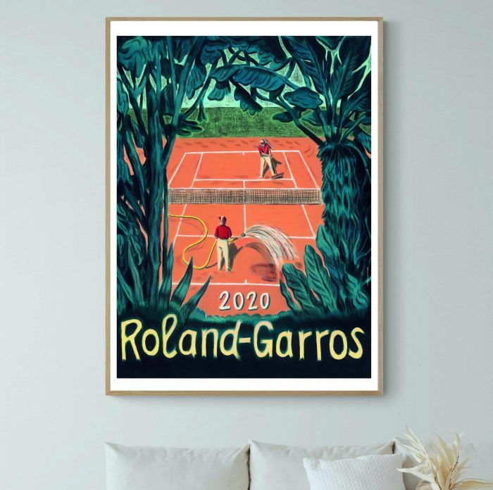 Affiche Roland Garros Tennis 2020