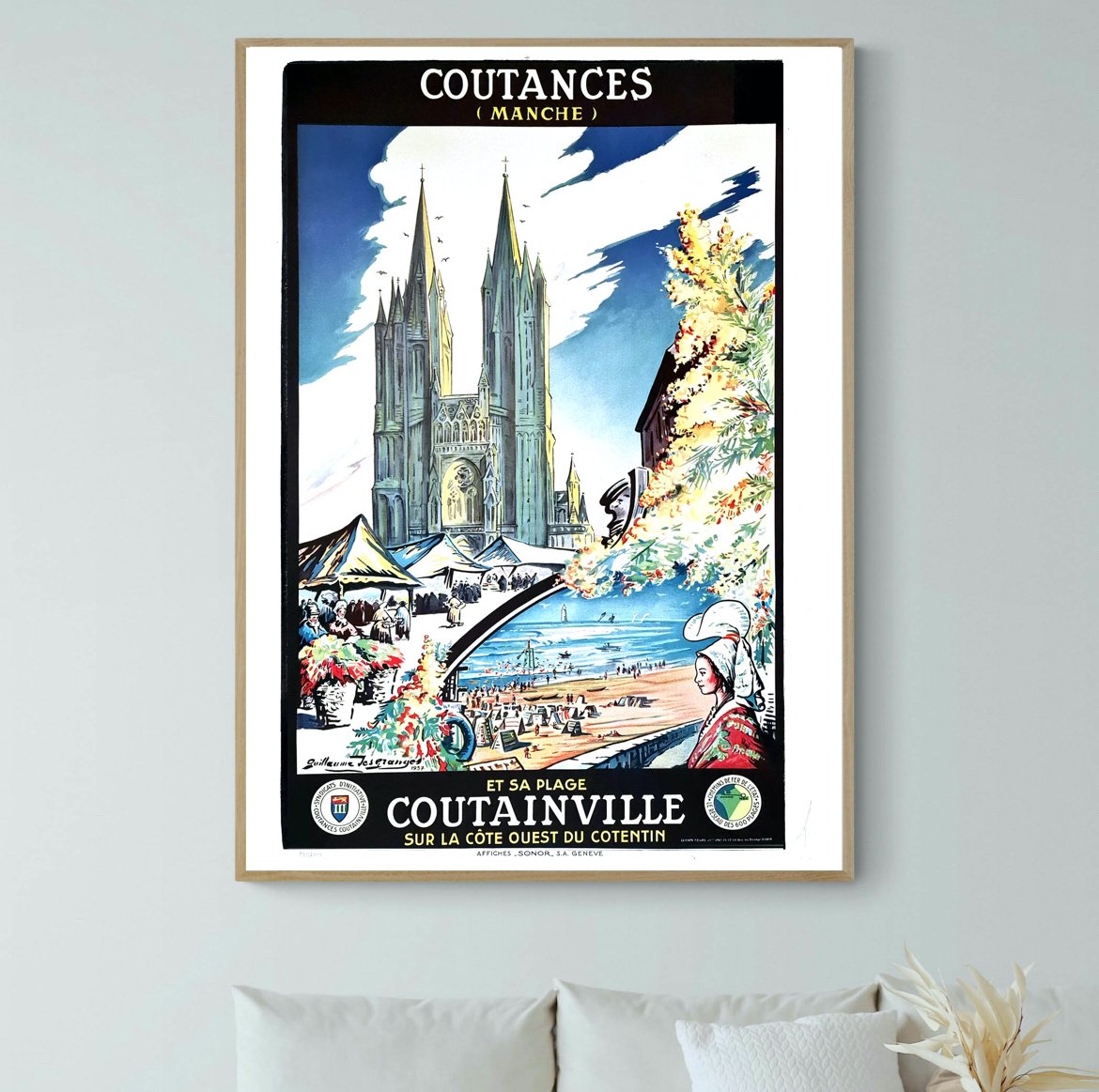 Affiche Coutances, Coutainville