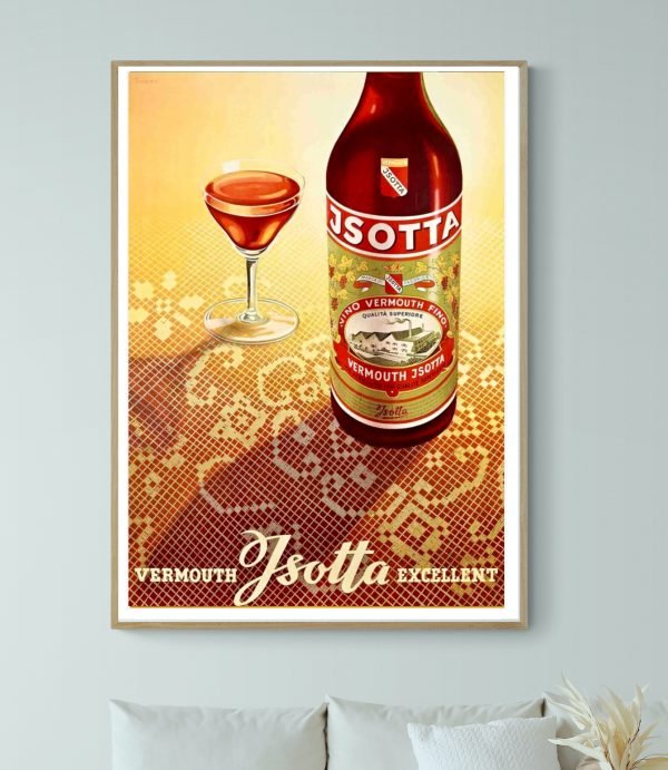 Affiche Vermouth, Isotta excellent