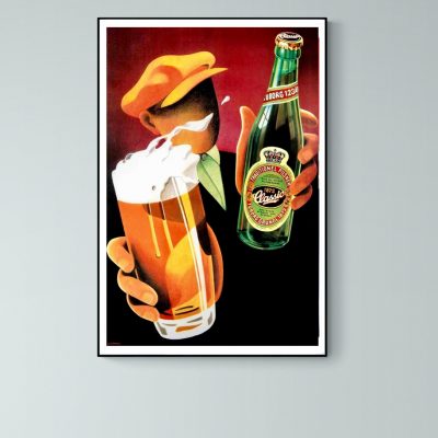Affiche Bière Traditionnel Pilsner