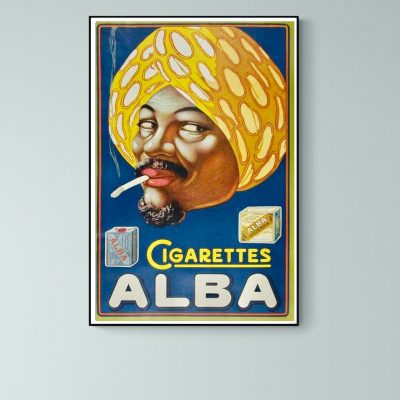 Affiche Cigarettes Alba
