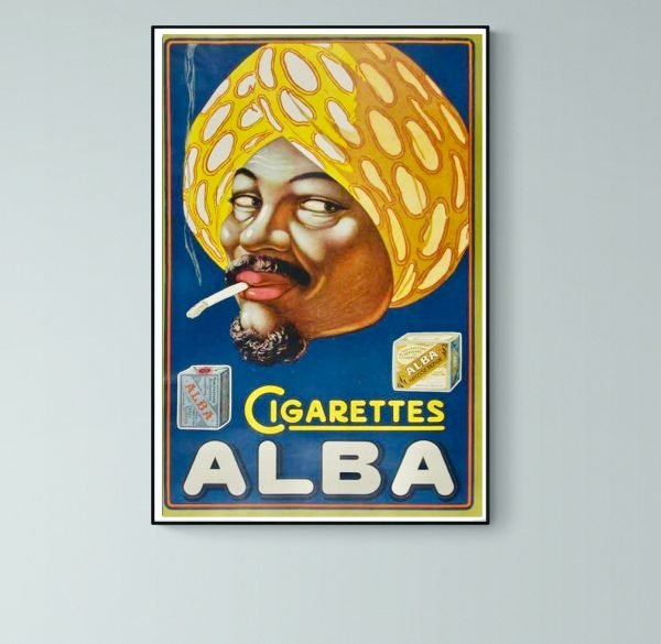 Affiche Cigarettes Alba