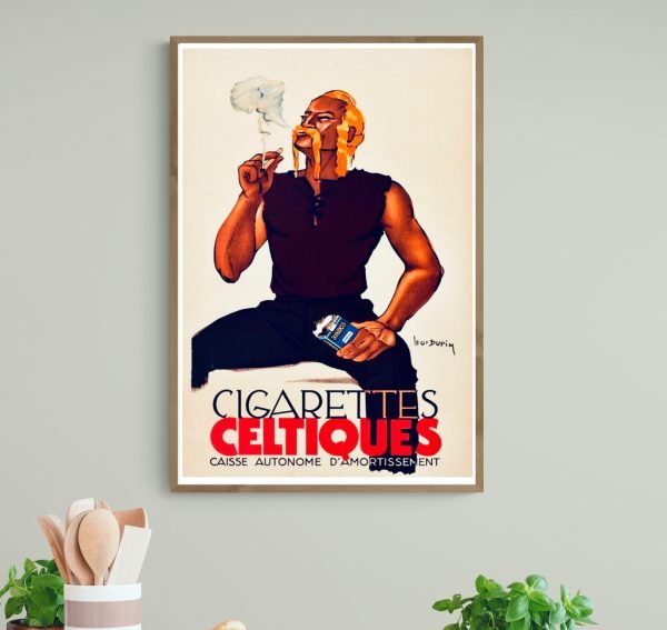 Affiche Cigarettes Celtiques