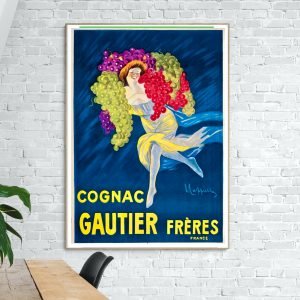 Affiche Cognac Gauthier Frères