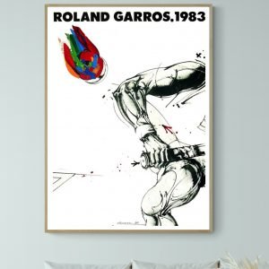 Affiche Roland Garros 1983