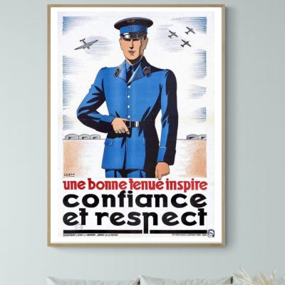 Affiche Une bonne Tenue inspire Confiance et Respect