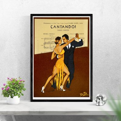 Affiche Tango Cantando Danse