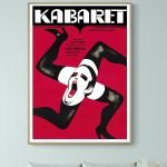 Affiche vintage du Moulin Rouge représentant La Goulue, célèbre danseuse de cabaret.